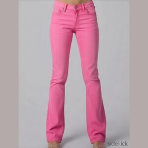 NWT Lola jegging size 8 barbie pink mid rise stretch jeans casual flirty chic